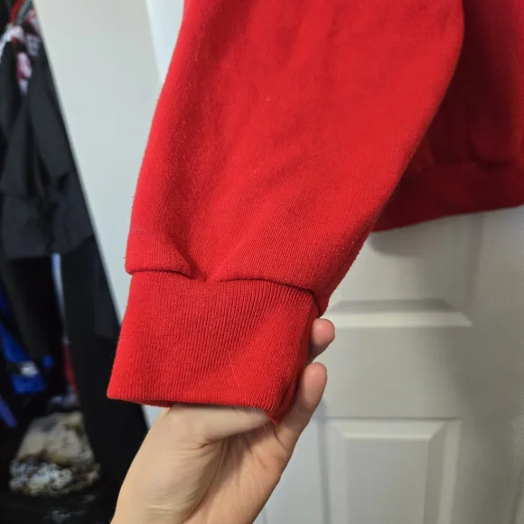 Vintage Foot Locker Red Quarter-Zip Pullover - Picture 3 of 8